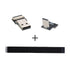 xiwai 2.0M USB 2.0 Type-A Male to USB-C Type-C Male Data Flat Slim FPC Cable for FPV, Disk & Phone