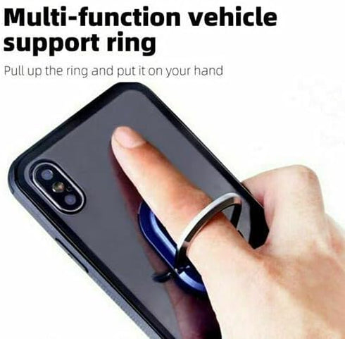 3 in 1 Finger Ring Holder Stand, Car Air Vent Mount, Portable Ring Holder Compatible with All Smartphones