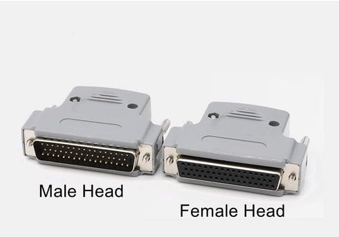 Fielect D-sub Connector DB44 Female Socket - 44-pin 3-Row High Density Port Terminal Breakout for Mechanical Equipment