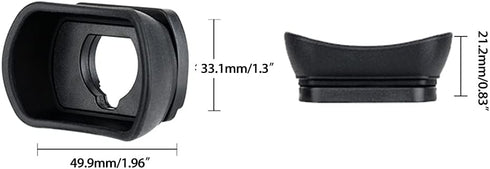 Whoasyst XT1 XT2 XH1 XT3 X-T4 GFX-50S GFX100S Camera Eyecup Eyepiece Viewfinder Eye Cup for Fuji EC-XT L EC-GFX EC-XT