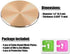 Cute Replacement Metal Plates Set, 4 Pack for Magnetic Phone Holder, Strong Circular 3M Adhesive Stickers