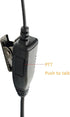 C Shape Headset Earpiece Mic with PTT for Motorola XPR3000 XPR3000E XPR3300 XPR3500 Walkie Talkie