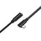 90 Degree Right Angle Type C Extension Cable, 6.6FT, USB 3.1 USB C Male to Female PD100W Charging