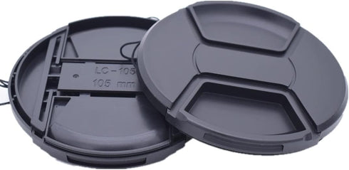 105mm Lens Cap, Center Snap on Lens Cap Compatible with All Brands for 105mm Camera Lenses