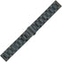 Band 20mm Compatible with Samsung Galaxy Watch, Natural Wooden Stainless Steel Link Bracelet Strap for 40/42/44mm