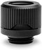 EKWB EK-Quantum Torque HDC-12 Compression Fitting, 12mm OD, Black, 15mm (LxWxH), Desktop Hard-Tube Fitting