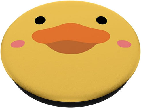Funny Yellow Rubber Duck Duck Face Cute PopSockets Adhesive PopGrip