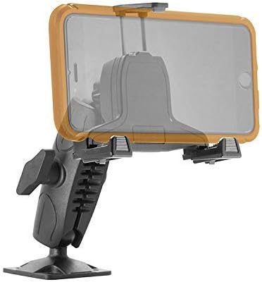 iBOLT xProDock Bizmount AMPs - Heavy Duty Drill Base Mount with 2m microUSB Cable for Android Smartphones in Cars &