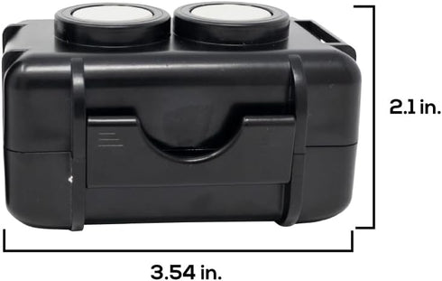 Waterproof Twin Magnetic Case for Optimus 2.0 GPS Tracker - GPS Tracker not Included