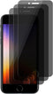 3 Pack Anti-Spy Tempered Glass Privacy Screen Protector for iPhone SE 2022/2020, iPhone 8, iPhone 7 (4.7")