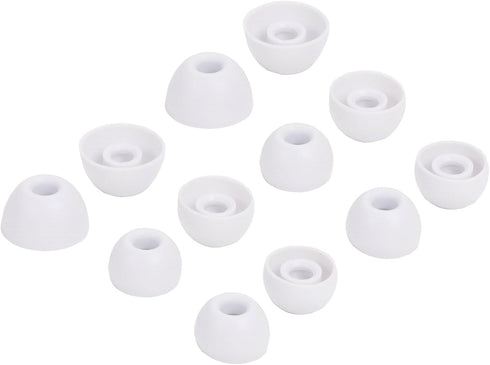 Replacement Earbuds Tips Silicone for JBL Tune 230NC TWS/Tune 125TWS, 6 Pairs S/M/L, Fit in Case, White
