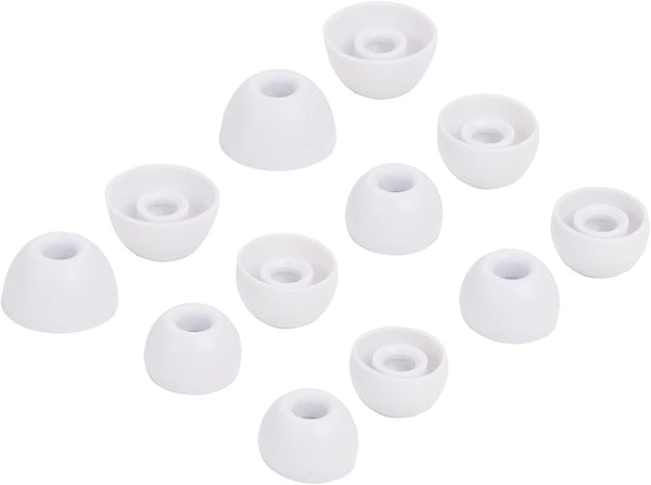 Replacement Earbuds Tips Silicone for JBL Tune 230NC TWS/Tune 125TWS, 6 Pairs S/M/L, Fit in Case, White