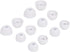 Replacement Earbuds Tips Silicone for JBL Tune 230NC TWS/Tune 125TWS, 6 Pairs S/M/L, Fit in Case, White