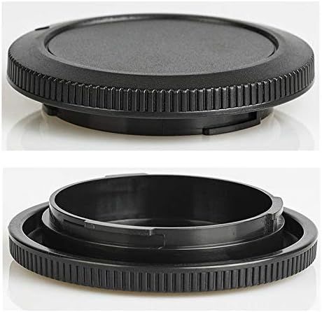 Camera Rear Lens Cap & Body Cap for Canon EOS R R6 R5 RP with RF Mount - 2+2 Pack