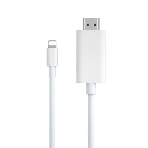 HDMI Cable for iPhone, Digital AV Adapter, 1080P HD Video Sync Connector for TV, Projector, Monitor