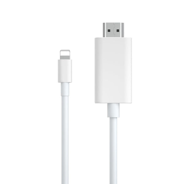 HDMI Cable for iPhone, Digital AV Adapter, 1080P HD Video Sync Connector for TV, Projector, Monitor