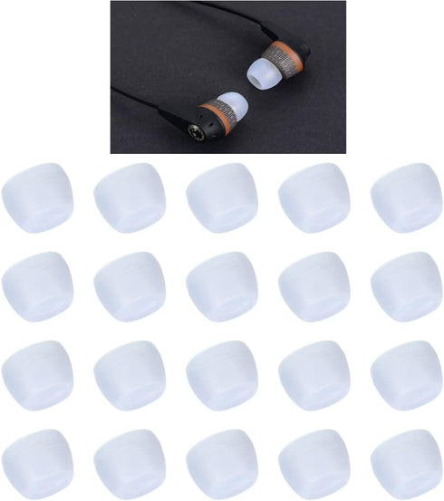 Zotech Clear Ear Tips for in-Ear Headphones, Extra Small Kids Size 10 Pairs