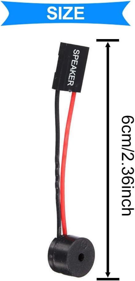 10 Pcs PC Motherboard Internal Mini Speaker, Computer Case Mainboard BIOS Alarm Buzzer for Arduino/Computer