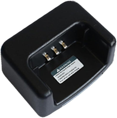 DR-1801 Charger Dock with 12V Car Charger Desktop with Indicator Light for DMRS Two Way Radio Output DC8.4V Walkie Talkie Battery Charging
