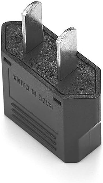 US Plug Adapter, EU AU CN to US America Travel Plug Adapter, AC Outlet Power Converter (2 Pack)