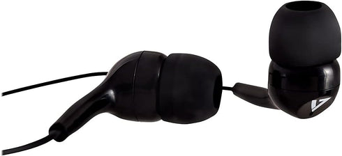V7 HA105 Lightweight Stereo Earbuds, Black