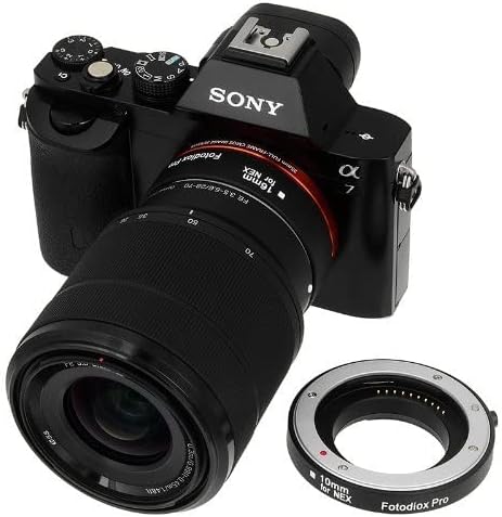 Fotodiox Pro Automatic Macro Extension Tube Kit for Sony E-Mount (NEX) Camera System