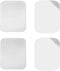 MECCANIXITY Replacement Metal Plates Silver Thin Adhesive Back Magnet Stickers for Magnetic