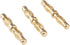 6pcs 4MM Male to 4MM Male Banana Bullet Plug Adapter (B183-6)