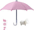 Phone Umbrella for Sun Shade, Suction Cup Stand, Outdoor Anti-Glare Cell Phone Holder, Car Navigation Umbrella (Pink)