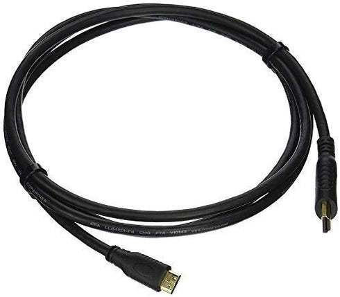 HDMI Cable for Canon EOS 90D Camera, High-Speed 4K Mini HDMI to HDMI, 6 Feet Gold Plated DSLR Cable