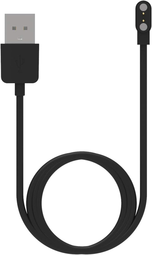 Black Compatible Da Fit Smart Watch Charger, Replacement USB Charging Cable 3.3 Ft for Smart Watch with Da Fit App