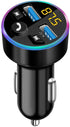 FM Transmitter - Bluetooth 5.0 Car Radio Audio Adapter MP3 Player with Dual USB Charger for Phones and Tablets