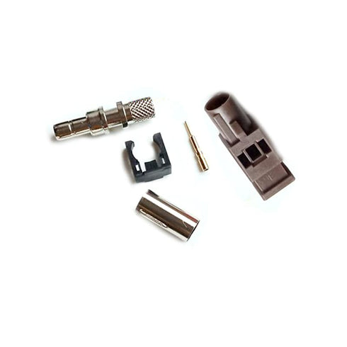 RF Coaxial Cable Connector, Fakra Video Connector F Male RG142 RG223 Cable