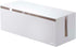 Yamazaki Home Cable Box - Outlet Cord Storage Organizer, Cover Protector, ABS Plastic, One Size, White
