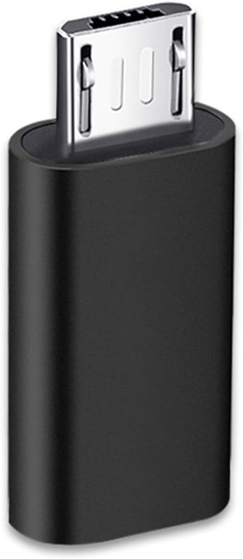USB C to Micro USB Adapter, Black Type C Female to Micro USB Male Compatible with Samsung Galaxy S7/S6/S5/S4/S3, Note