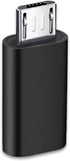 USB C to Micro USB Adapter, Black Type C Female to Micro USB Male Compatible with Samsung Galaxy S7/S6/S5/S4/S3, Note