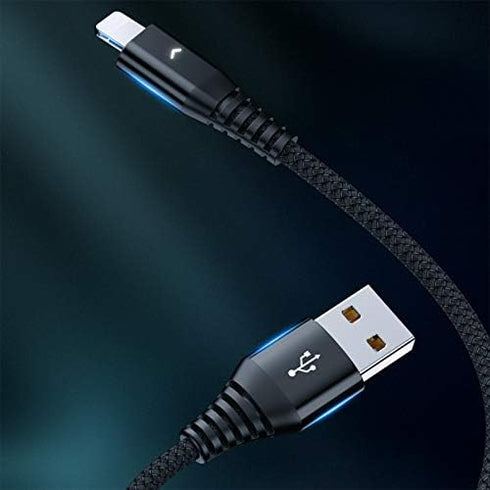 IFLASH 6ft Charge/Sync Cable w/LED for iPhone Xs/XS Max/XR/8/7/6S, iPad Air/Mini 2/3/4, iPod Touch 5/6 - Fast Charging!