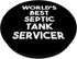 World's Best Septic Tank Servicer - Funny PopSockets Swappable PopGrip