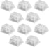 20 pcs Keycaps Replacement DIY Crystal Not Transparent Profile Blank Backlit Accessory for Mechanical Professional