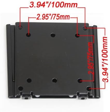 VideoSecu LCD LED Monitor TV Wall Mount for 19" to 31" Flat Panel Screens, Maximum Loading 66lbs, VESA 75/100