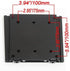 VideoSecu LCD LED Monitor TV Wall Mount for 19" to 31" Flat Panel Screens, Maximum Loading 66lbs, VESA 75/100