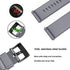 NotoCity Soft Silicone Band Compatible with Suunto 7/Suunto 9, Replacement Wristband for Sports Watch
