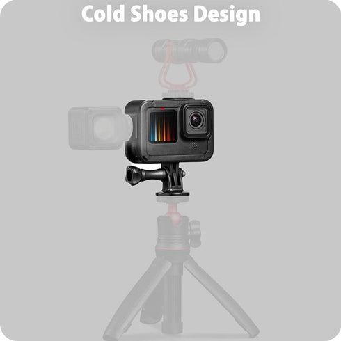 FitStill Protective Accessories Kit for Go Pro Hero 9/10/11/12 Black with Vlog Cage Case