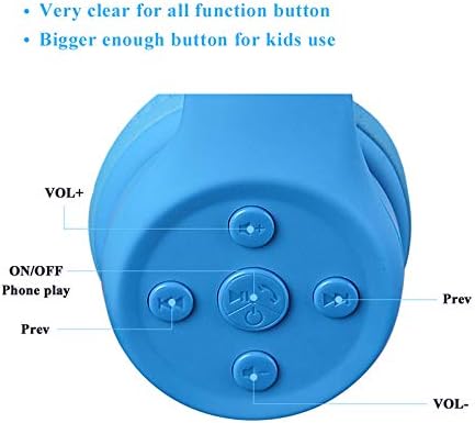 Bluetooth Headphones for Toddlers, Wireless Kids Headphones with Sharing Port, Mic for Boys Girls Travel