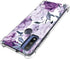 Moto G Pure Case, TPU Soft Rubber Reinforced Anti-Fall Cover for Motorola Moto G Pure 2021/Moto G Power 2022 - Purple