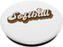Retro Softball Graphic - Softball PopSockets Swappable PopGrip