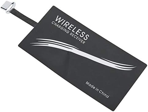 2 PCS Mobile Phone Sticker Charging Receiver, QI Standard Type-C Universal Charger Adapter
