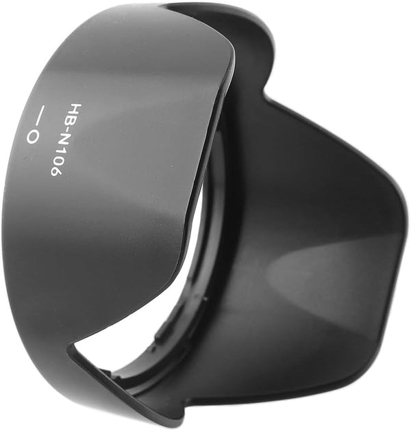 Camera Lens Hood Shade, Dedicated Bayonet Mount Compatible for Nikon AF-P DX 18-55mm f/3.5-5.6G Lens, Replaces HB-N106