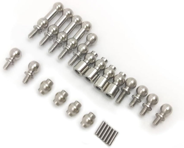 Helidirect HobbyPlus Complete Ball Bearing Set (28pcs Rubber Seal) for CR18P-EVO/EVO PRO -
