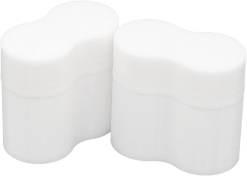 Slimline CR123a Battery Case, Pack of 2 Soft Durable Material - Holds 2 Batteries